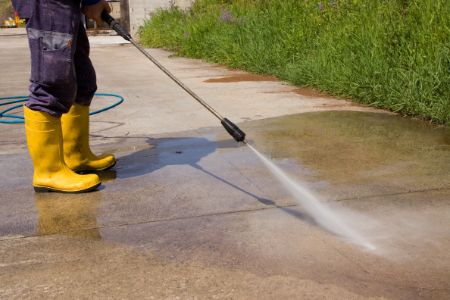 Concrete cleaning