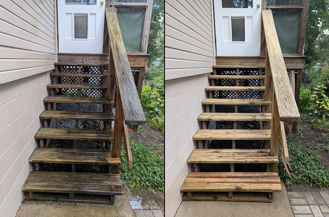 Wood Stairs Cleaned in Louisville, KY